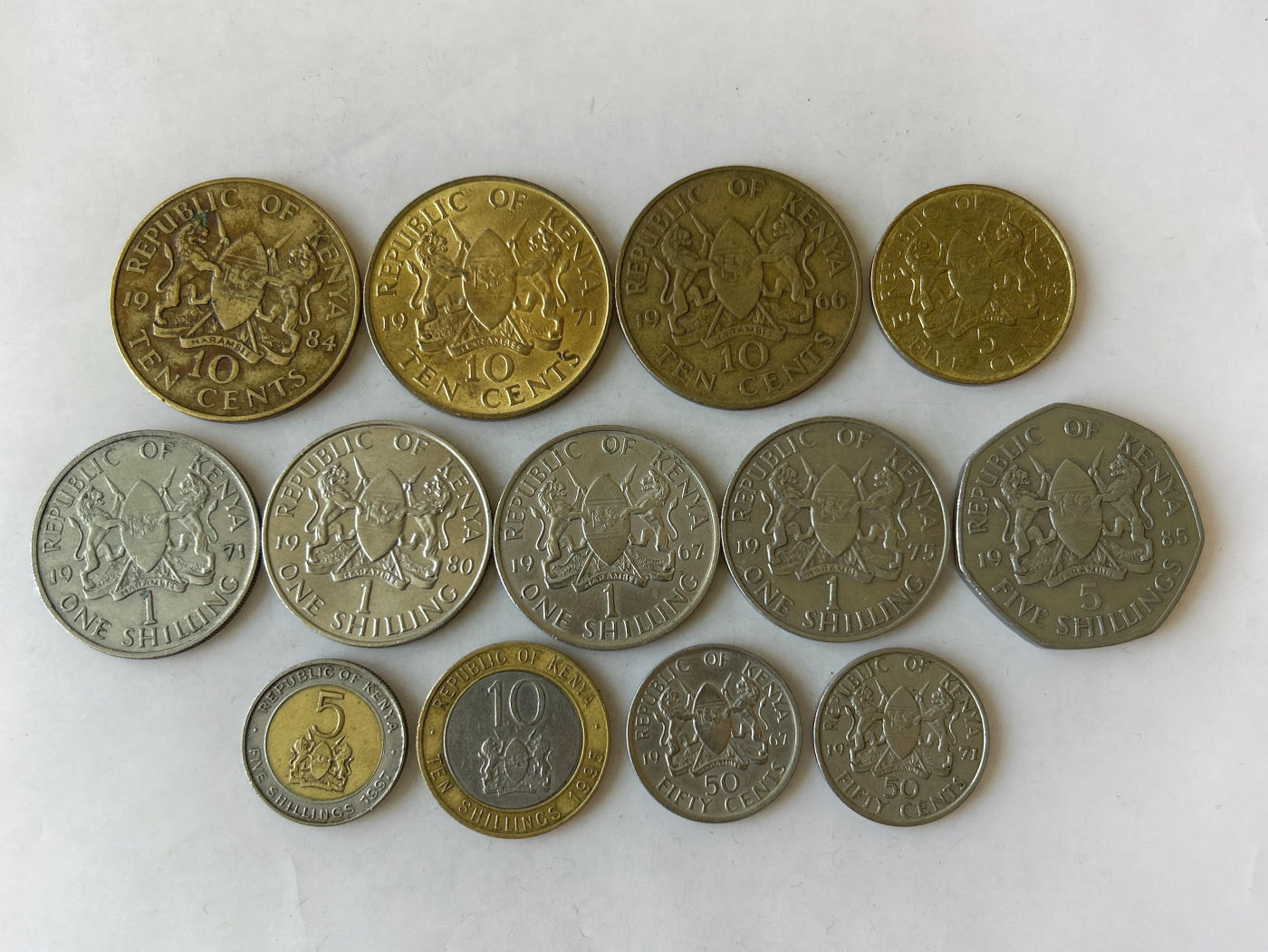 第一海外回流一元起拍收藏 散币专场 第87期 肯尼亚🇰🇪