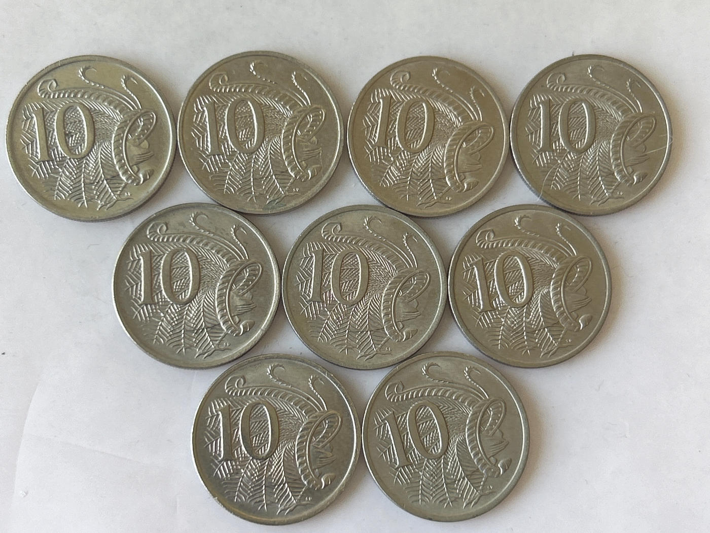 第一海外回流一元起拍收藏 散币专场 第87期 澳大利亚10分 9枚