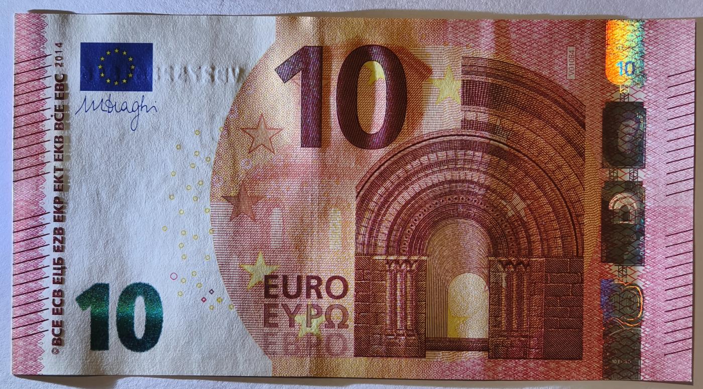 紫瑗钱币——第349期拍卖——纸币场 欧元 西班牙 2014年 圣天使桥 10欧元 UNC