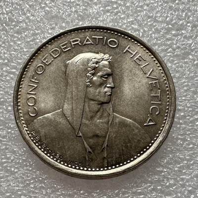 🌹外币初藏🌹🐯第24场 每周二四六晚8点 - 瑞士1973年5法郎