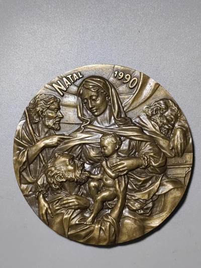 古钱币专场 - 1990年葡萄牙音乐协会大铜章