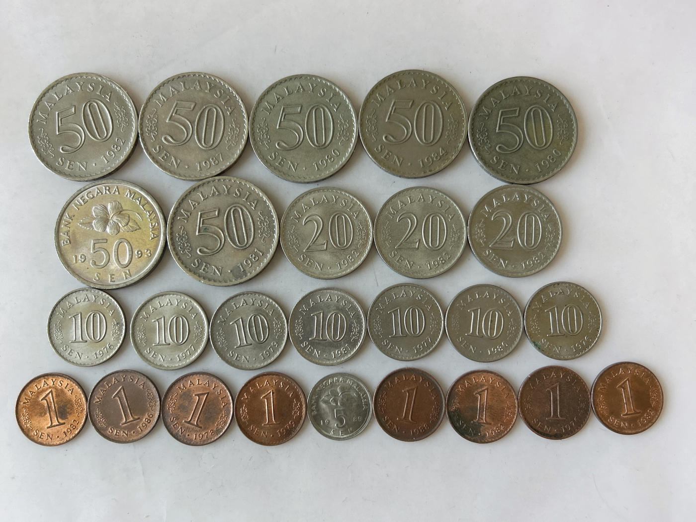 第一海外回流一元起拍收藏 散币专场 第87期 马来西亚🇲🇾