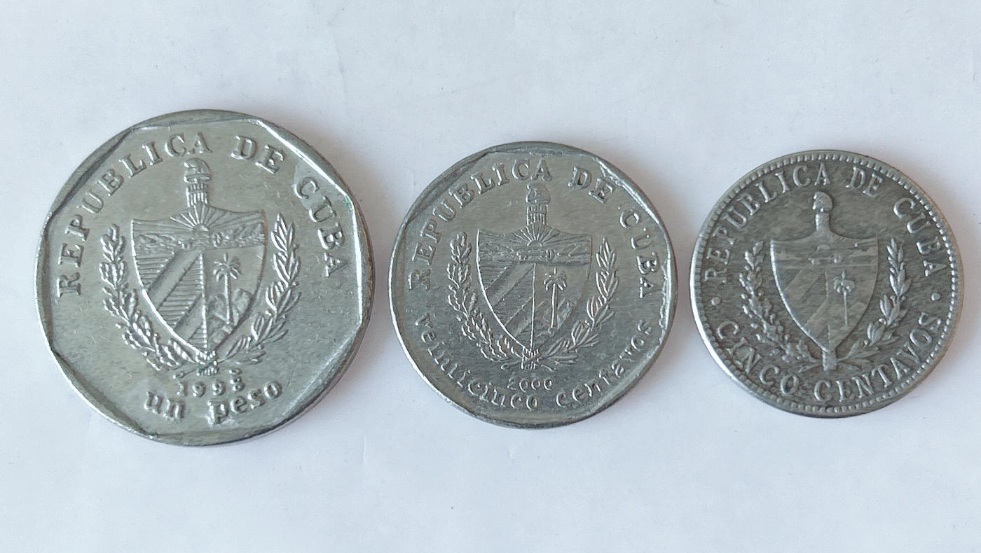 第一海外回流一元起拍收藏 散币专场 第87期 古巴硬币 3枚