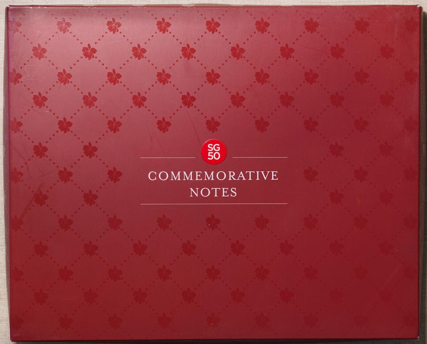 紫瑗钱币——第349期拍卖——纸币场 新加坡 2015年 建国50周年 纪念钞 一套6枚 共100新币 原册 UNC