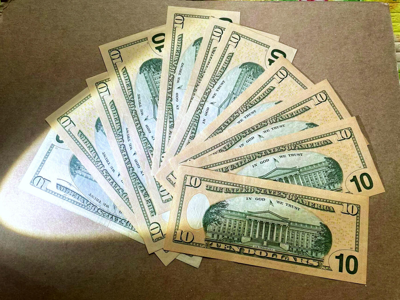 【Blue Auction】✨世界纸币精拍第476期【精】  【一组11张】美国 不同版本10美金一组 XF-UNC