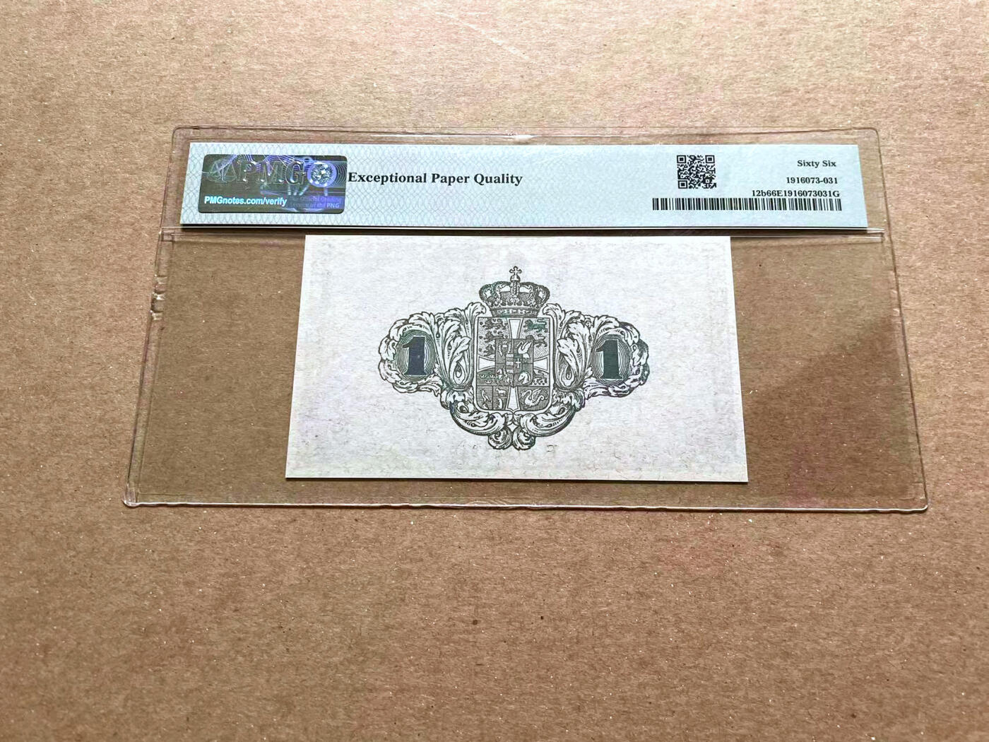 【Blue Auction】✨世界纸币精拍第476期【精】 丹麦 早期 1916年1克朗 PMG66EPQ 