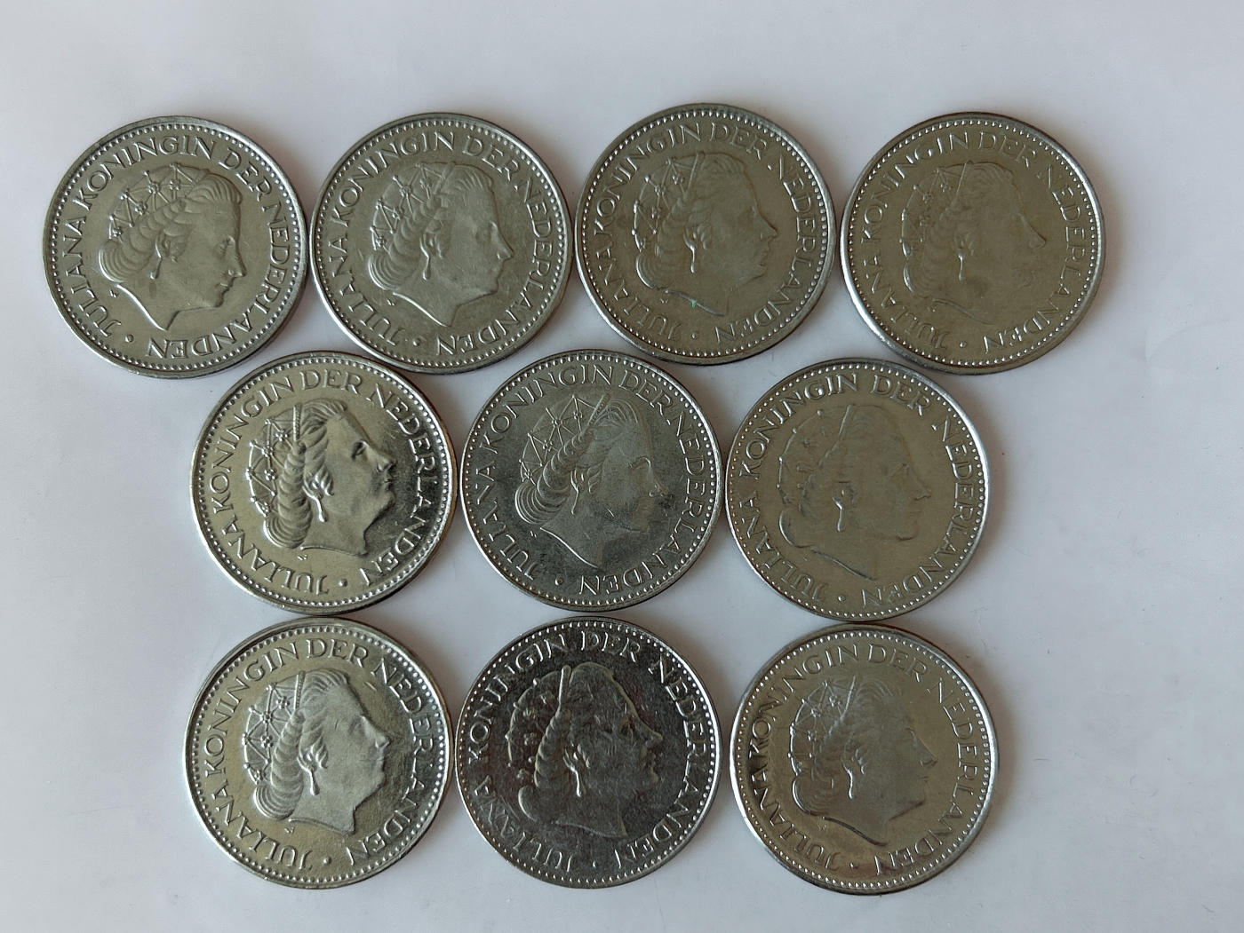 第一海外回流一元起拍收藏 散币专场 第87期 荷兰1盾 朱莉阿娜女王 10枚