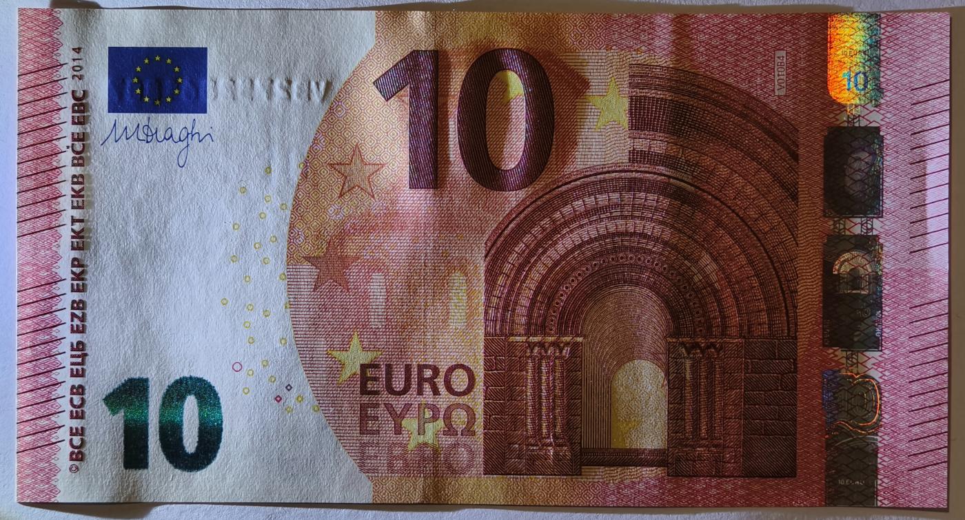 紫瑗钱币——第349期拍卖——纸币场 欧元 西班牙 2014年 圣天使桥 10欧元 UNC