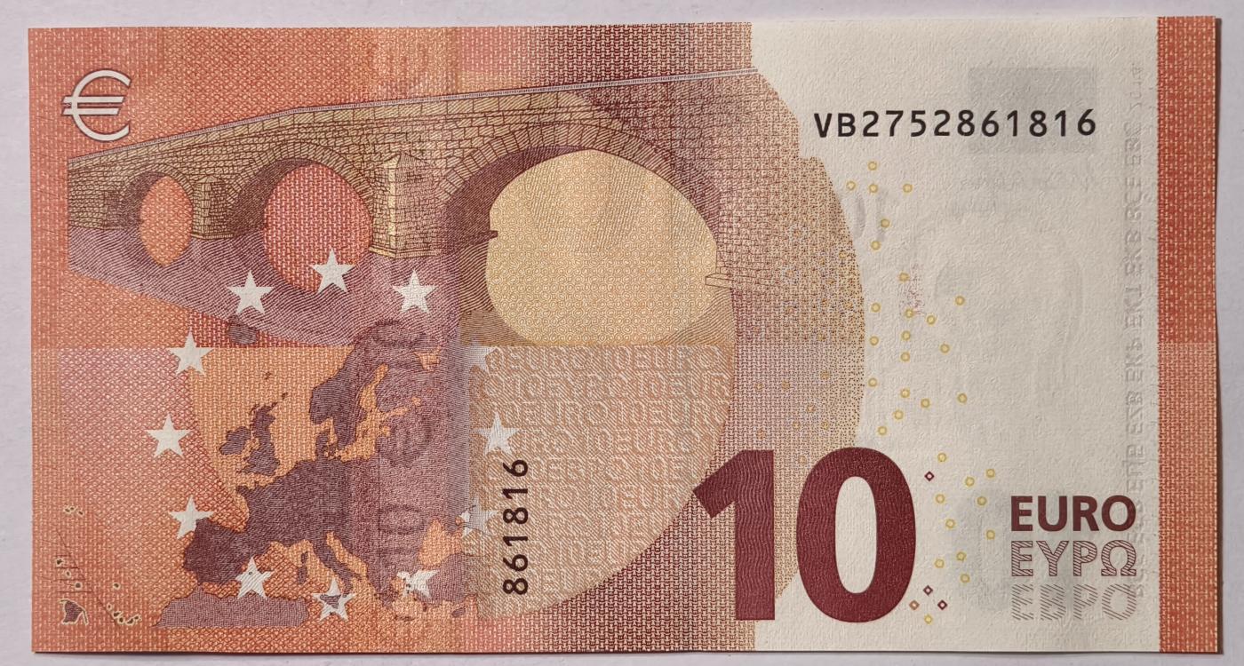 紫瑗钱币——第349期拍卖——纸币场 欧元 西班牙 2014年 圣天使桥 10欧元 UNC