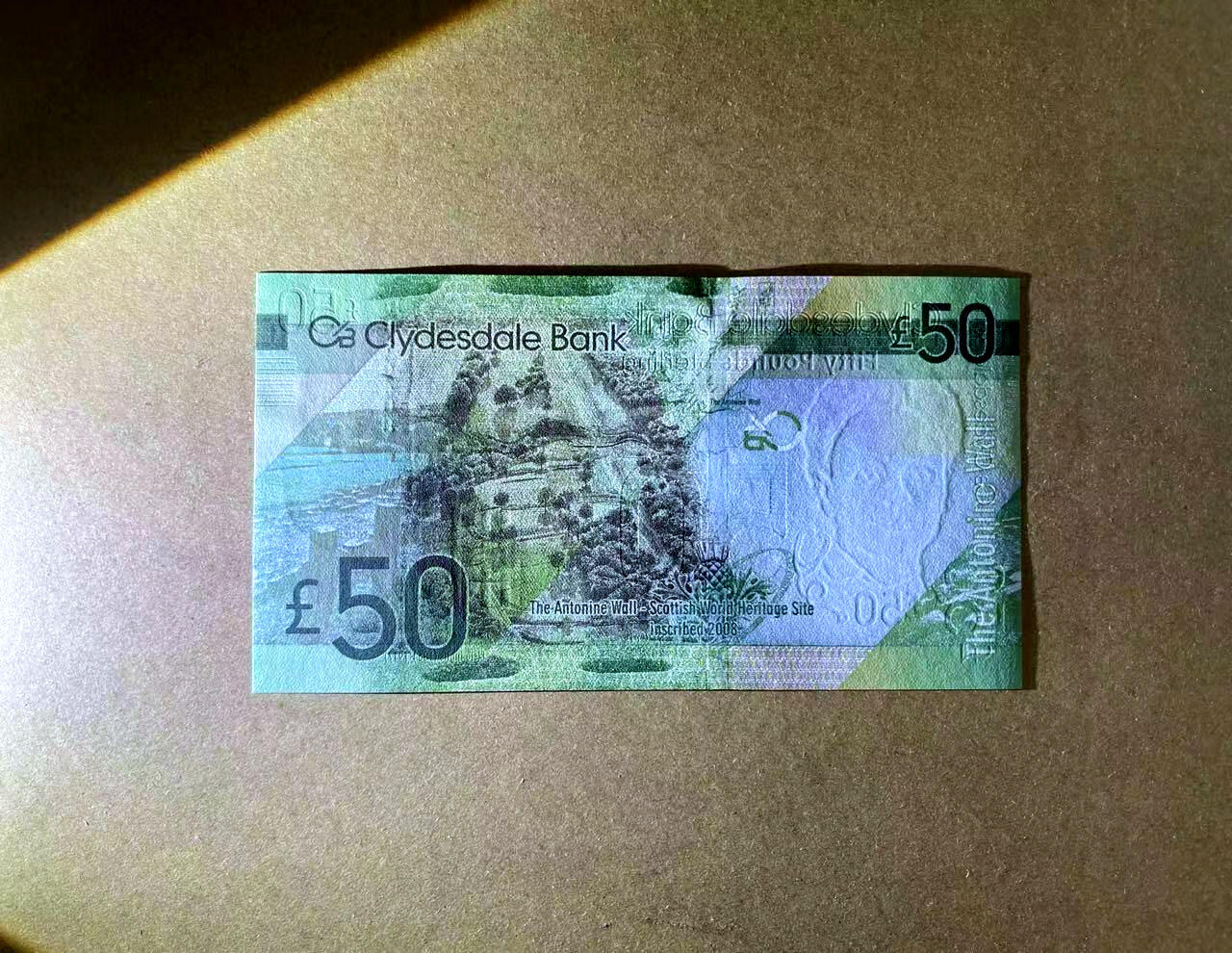 【Blue Auction】✨世界纸币精拍第476期【精】 【W/HS首发冠】苏格兰 2009年50镑 UNC （左侧有拖墨）