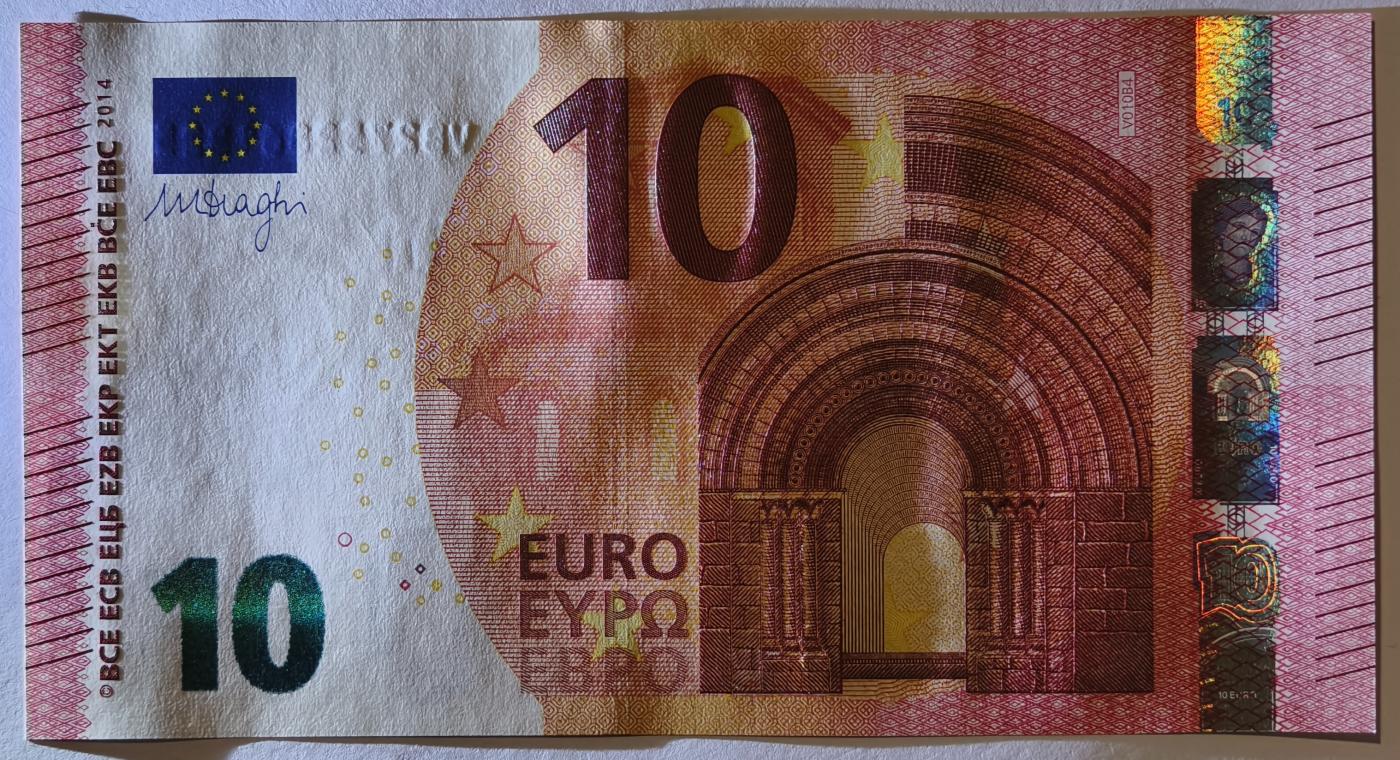 紫瑗钱币——第349期拍卖——纸币场 欧元 西班牙 2014年 圣天使桥 10欧元 UNC