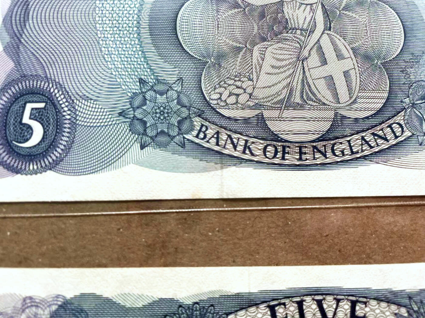 【Blue Auction】✨世界纸币精拍第476期【精】 【一组2张】英国 C序列5镑 UNC- 