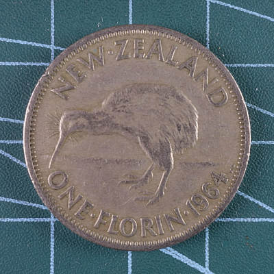 天业钱币散币、银币拍卖第40次专场 全场0元起拍0佣金，欢迎围观参拍 - 新西兰1964年1福林