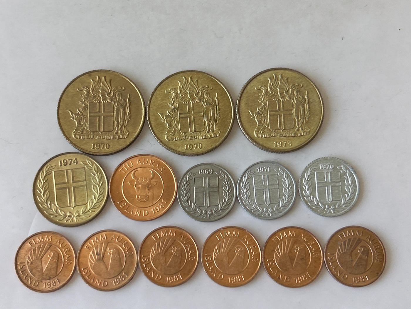 第一海外回流一元起拍收藏 散币专场 第87期 冰岛🇮🇸