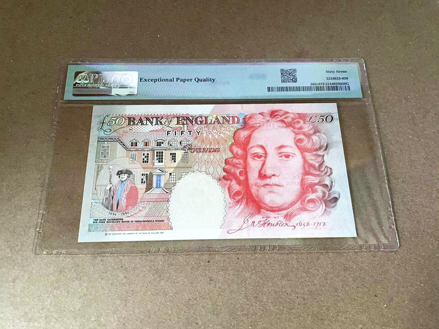 【Blue Auction】✨世界纸币精拍第476期【精】 英国 2006年50镑 PMG67EPQ 高分