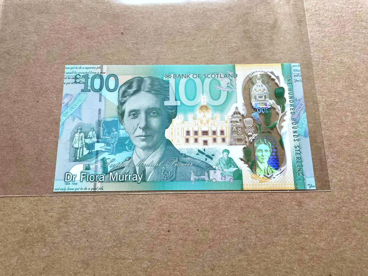 【Blue Auction】✨世界纸币精拍第476期【精】 苏格兰 2021年100镑 全新UNC