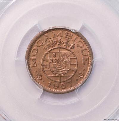 PCGS-SP63RB 1957葡属莫桑比克50分样币prova少见 - PCGS-SP63RB 1957葡属莫桑比克50分样币prova少见