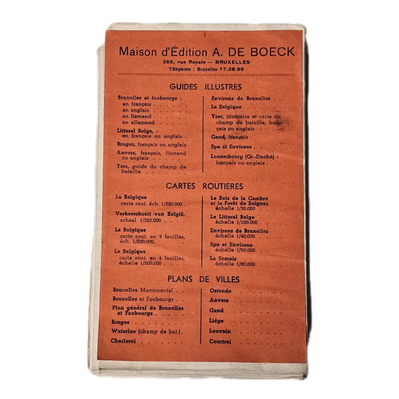 勋章奖章交易所5月19日拍卖 大尺寸地图，西线比利时卢森堡边界