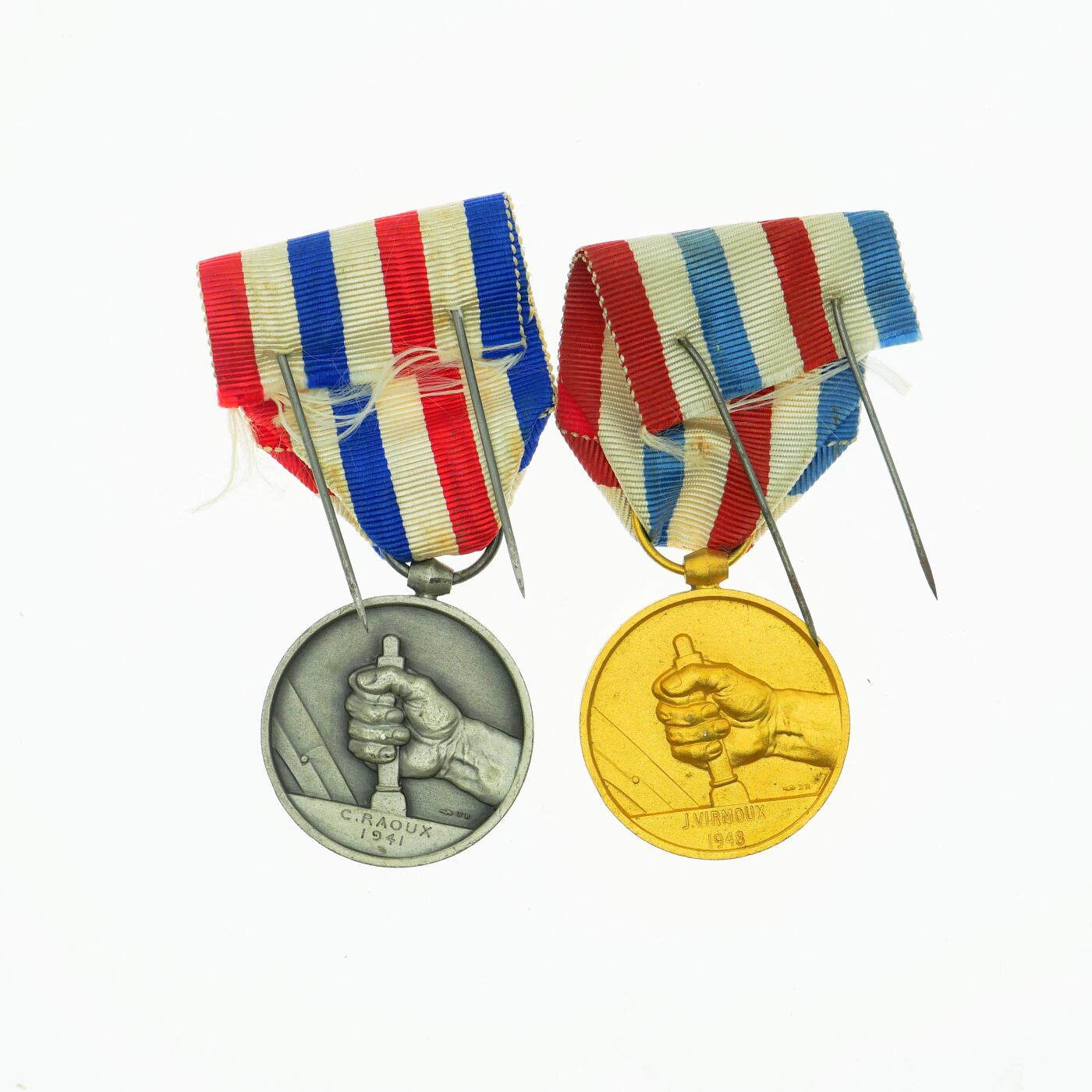 勋章奖章交易所5月19日拍卖 法国铁路奖章一组