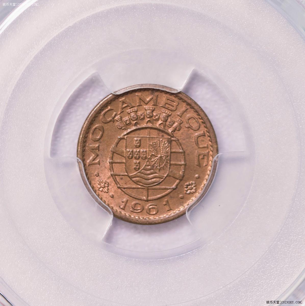PCGS-SP64RB/63RB/65 1957-1966葡属莫桑比克prova六枚套