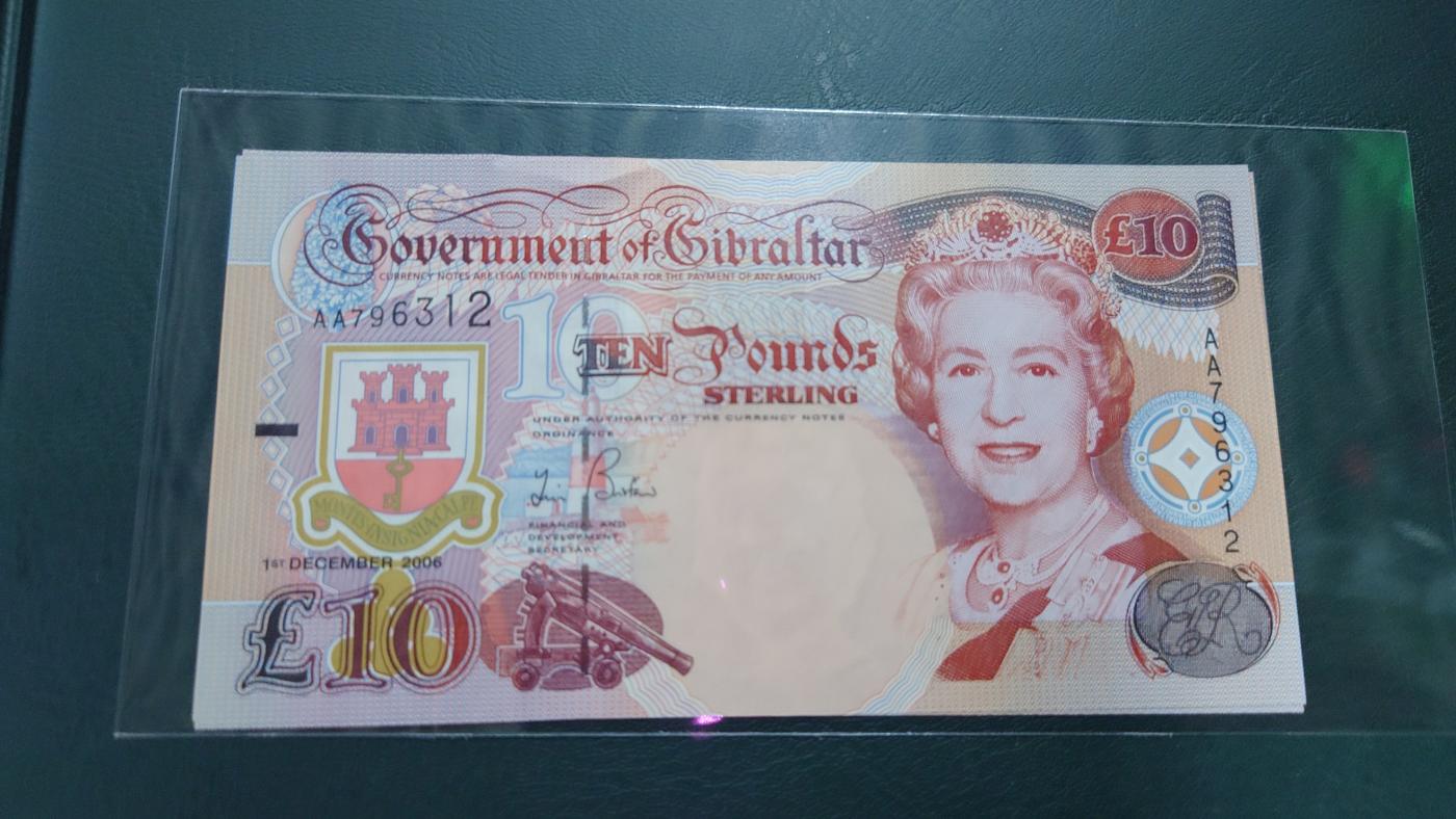 【世界钱币】精选微拍第105期暨2024年第16期  部分硬通新品销售 2006年直布罗陀10镑AA冠 全新绝品无4