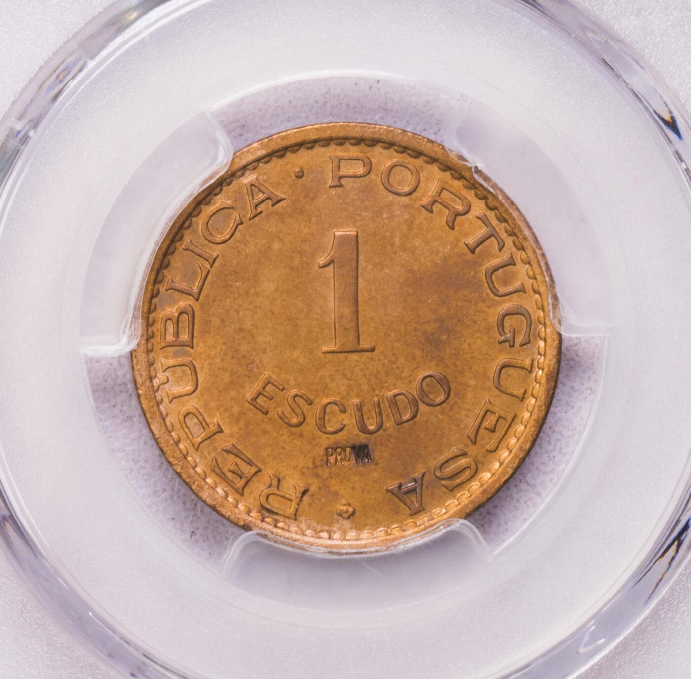 PCGS-SP64RB/SP64RD/SP64/UNCD 1962葡属圣多美5枚套样币 prova样币