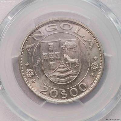 PCGS-SP65 1971葡属安哥拉20埃斯库多prova最高分镍币 - PCGS-SP65 1971葡属安哥拉20埃斯库多prova最高分镍币