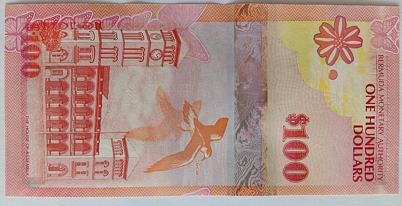 精品钱币第28场 全新UNC百慕大100圆2009最佳纸币