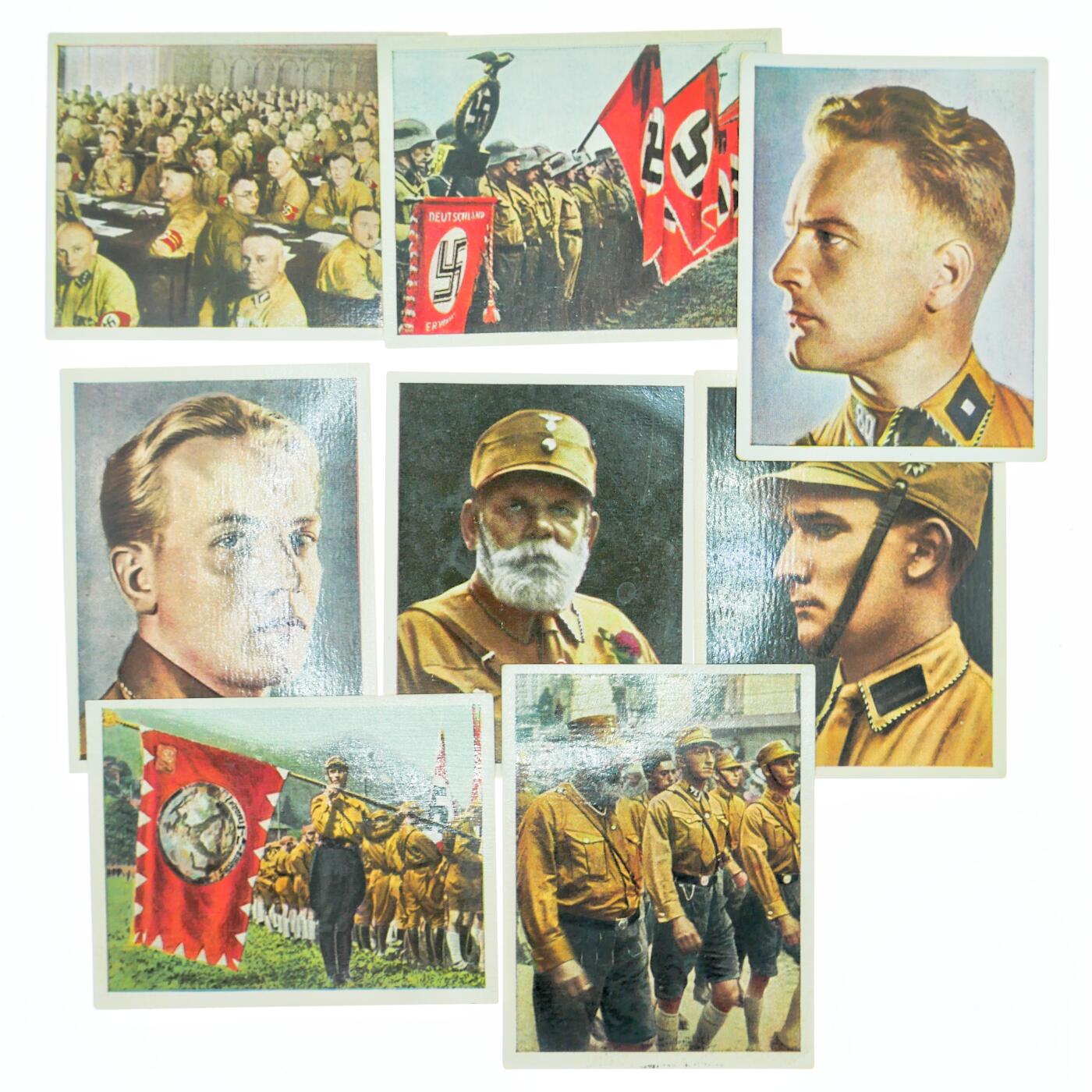 勋章奖章交易所5月19日拍卖 德三烟卡一组，冲锋队主题