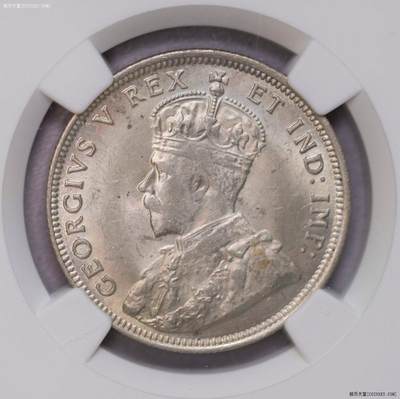 NGC/PCGS-MS62/63/65 1920东非过渡版三银三镍六枚全套 - NGC/PCGS-MS62/63/65 1920东非过渡版三银三镍六枚全套