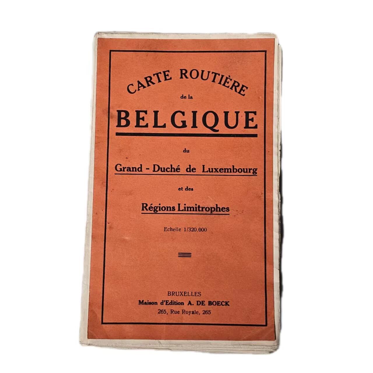 勋章奖章交易所5月19日拍卖 大尺寸地图，西线比利时卢森堡边界