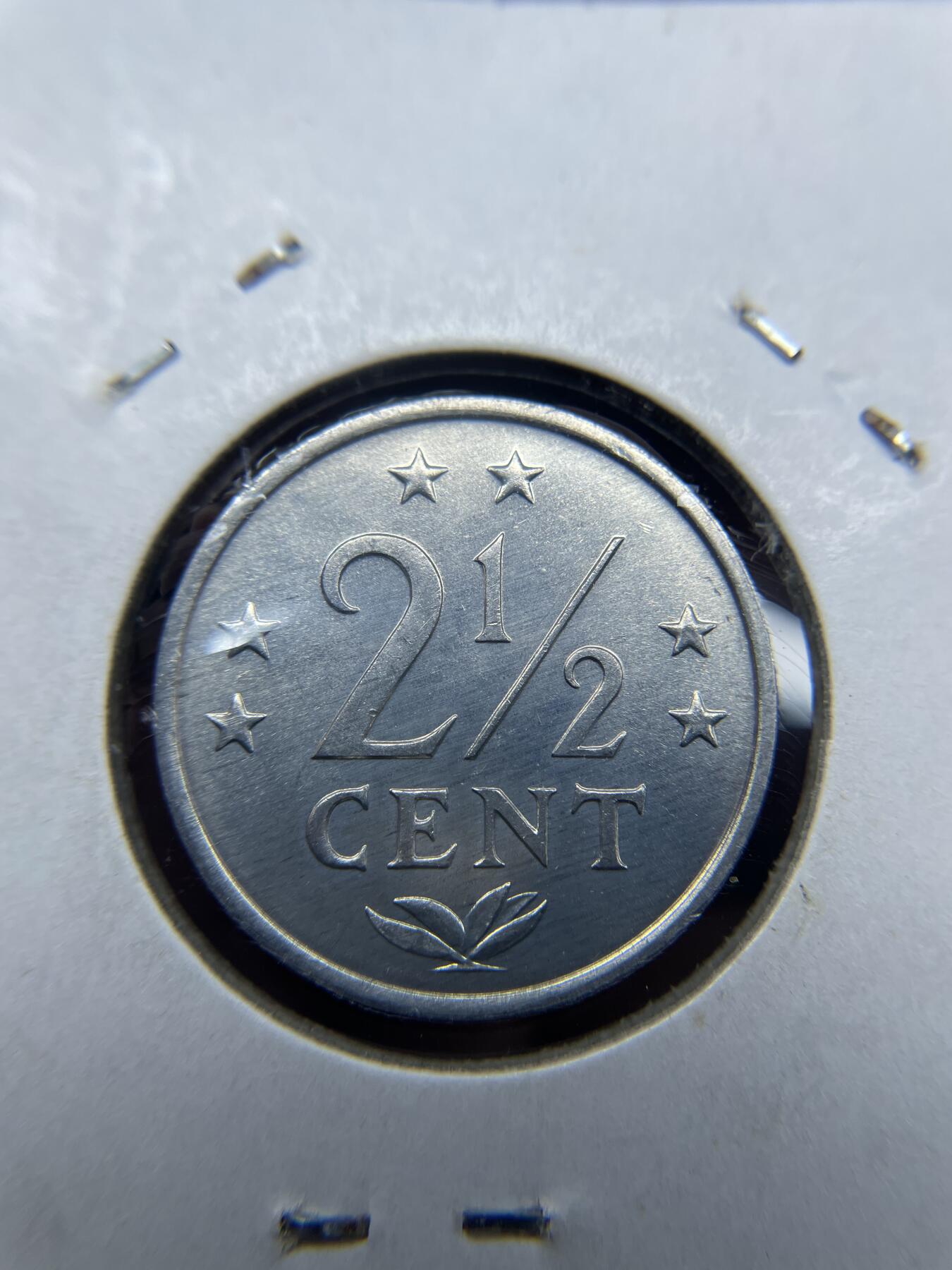 2024年集古藏今外币拍卖第七期-第1场—（总第61拍） 1980年荷属安的列斯2.5分