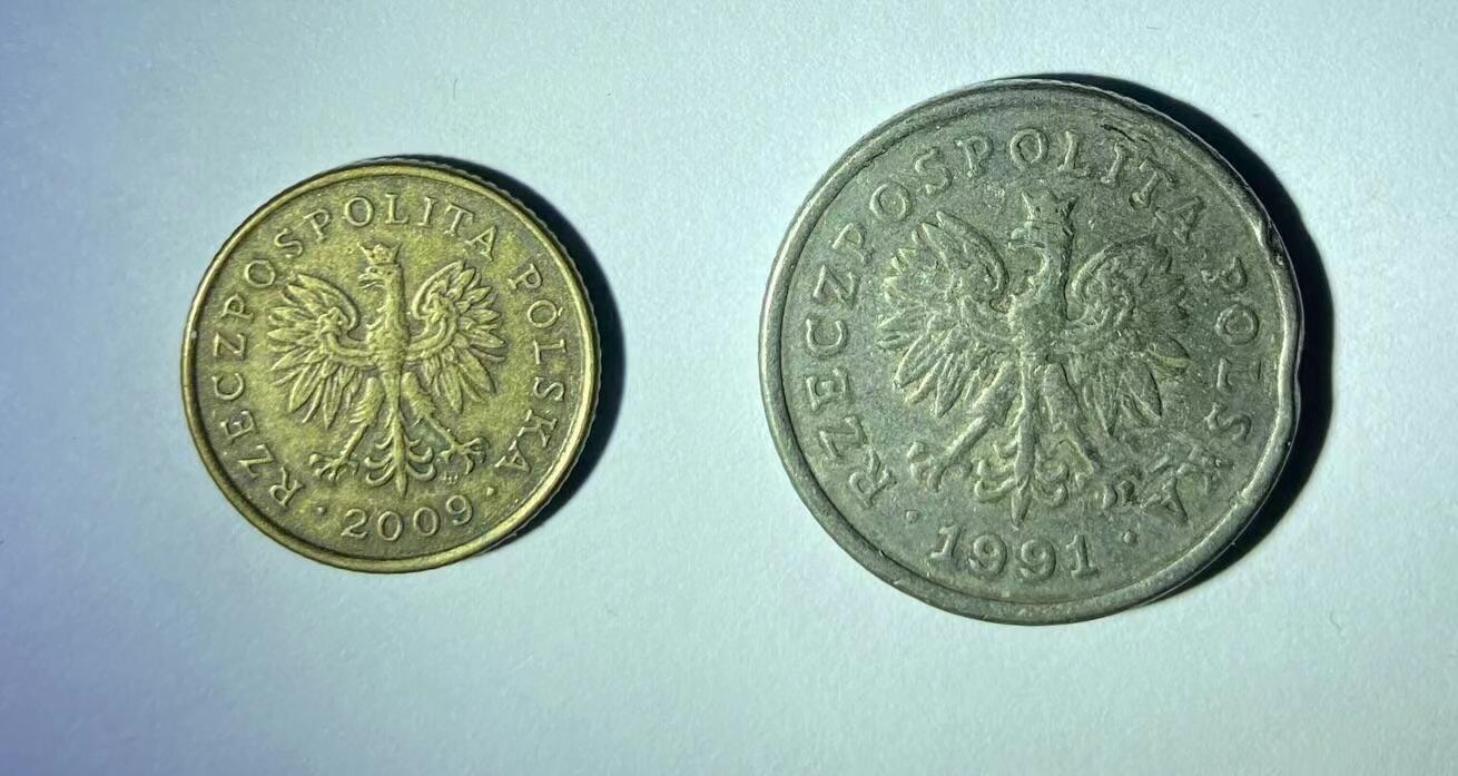 海外回流币1元起拍专场 波兰1格罗申50格罗申各一枚