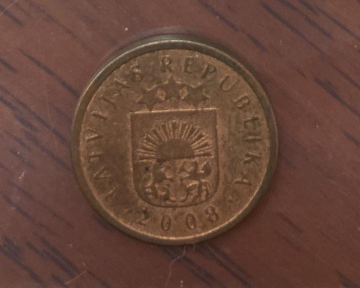 海外回流币1元起拍专场 拉脱维亚硬币一枚