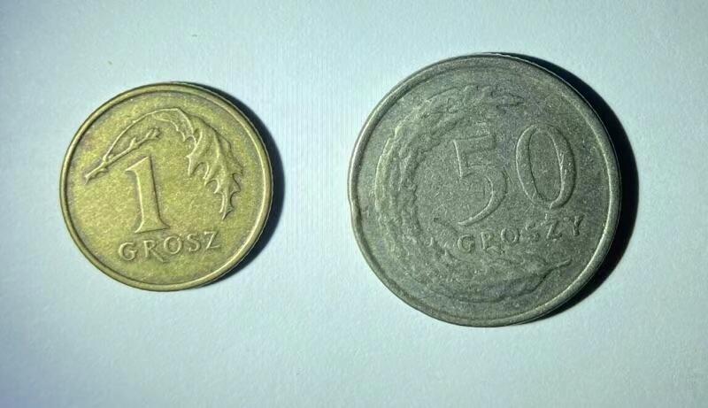 海外回流币1元起拍专场 波兰1格罗申50格罗申各一枚