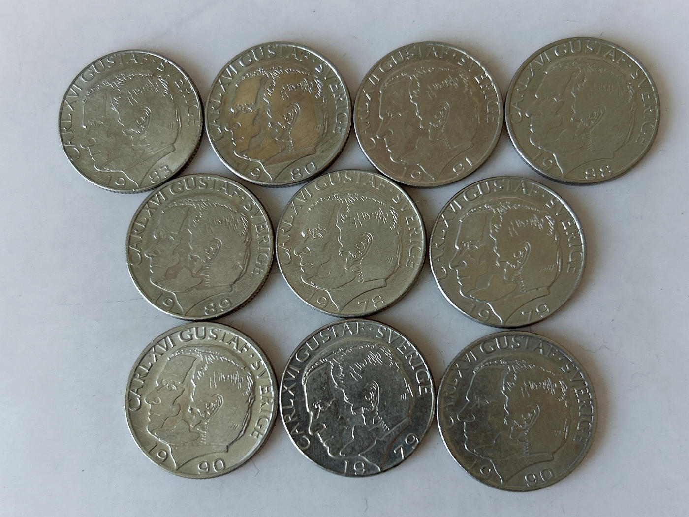 第一海外回流一元起拍收藏 散币专场 第88期 瑞典1克朗 10枚