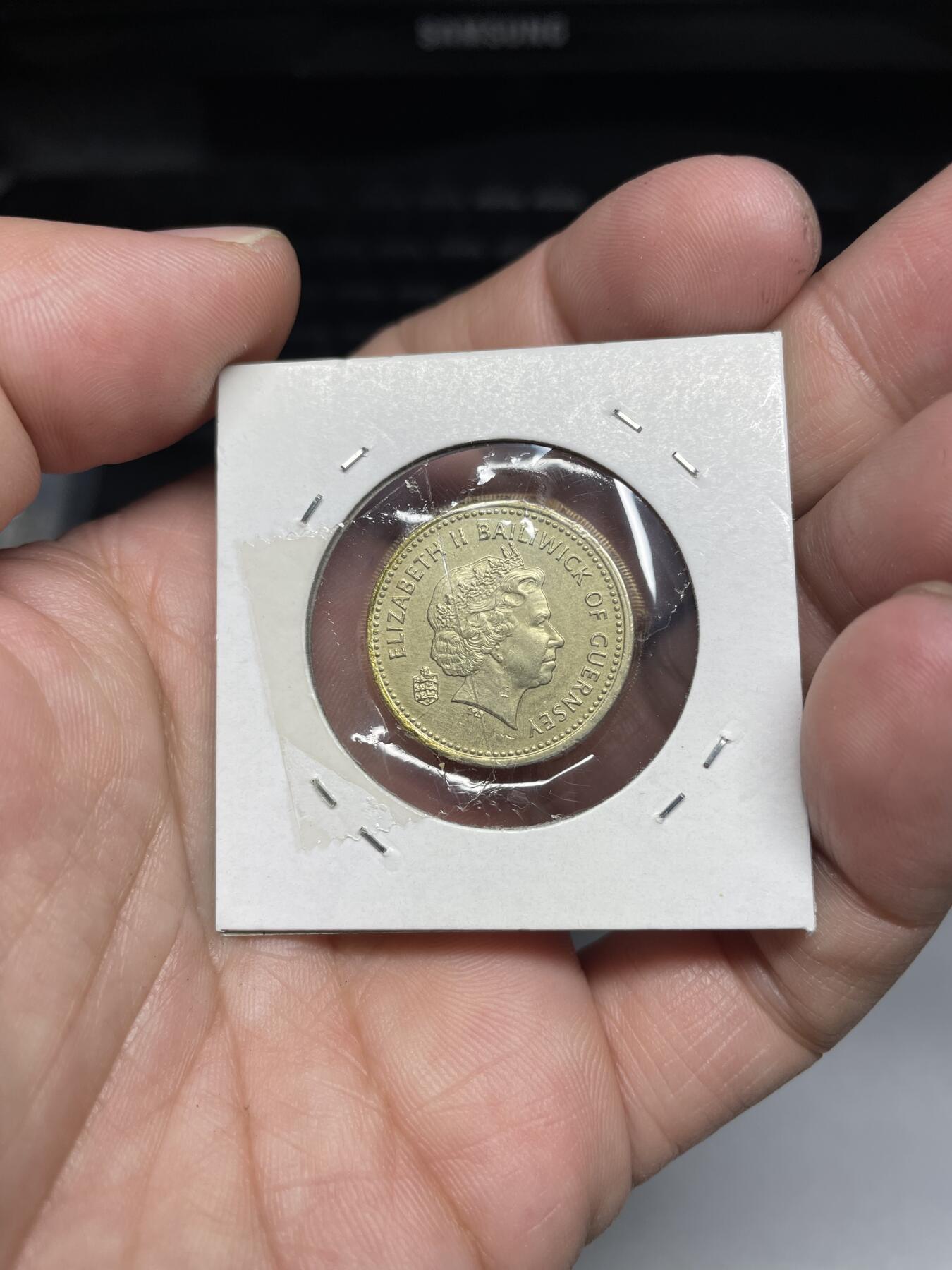 2024年集古藏今外币拍卖第七期-第1场—（总第61拍） 2001年英属根西1镑