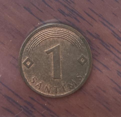 海外回流币1元起拍专场 拉脱维亚硬币一枚