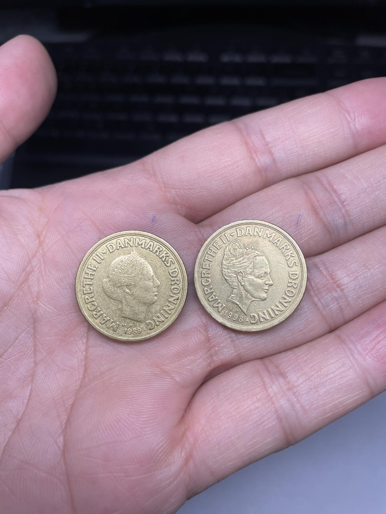 2024年集古藏今外币拍卖第七期-第1场—（总第61拍） 丹麦10克朗2枚