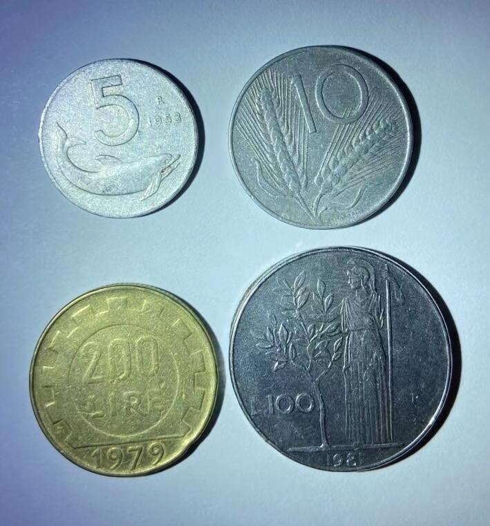 海外回流币1元起拍专场 意大利硬币4枚