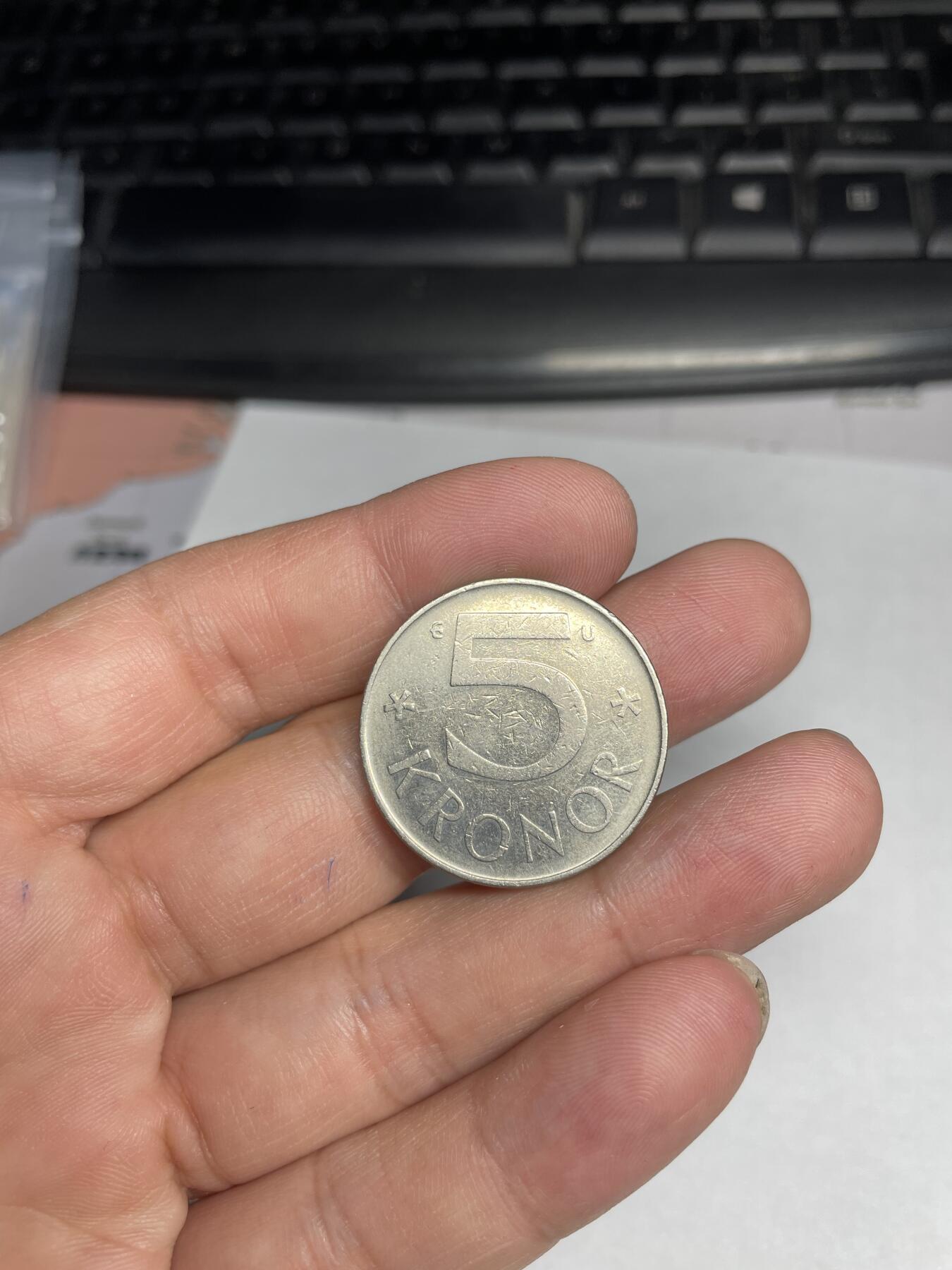 2024年集古藏今外币拍卖第七期-第1场—（总第61拍） 1984年瑞典5克朗