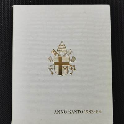 道一币馆币章第六十六场 - 梵蒂冈1983-1984年银币两枚套装