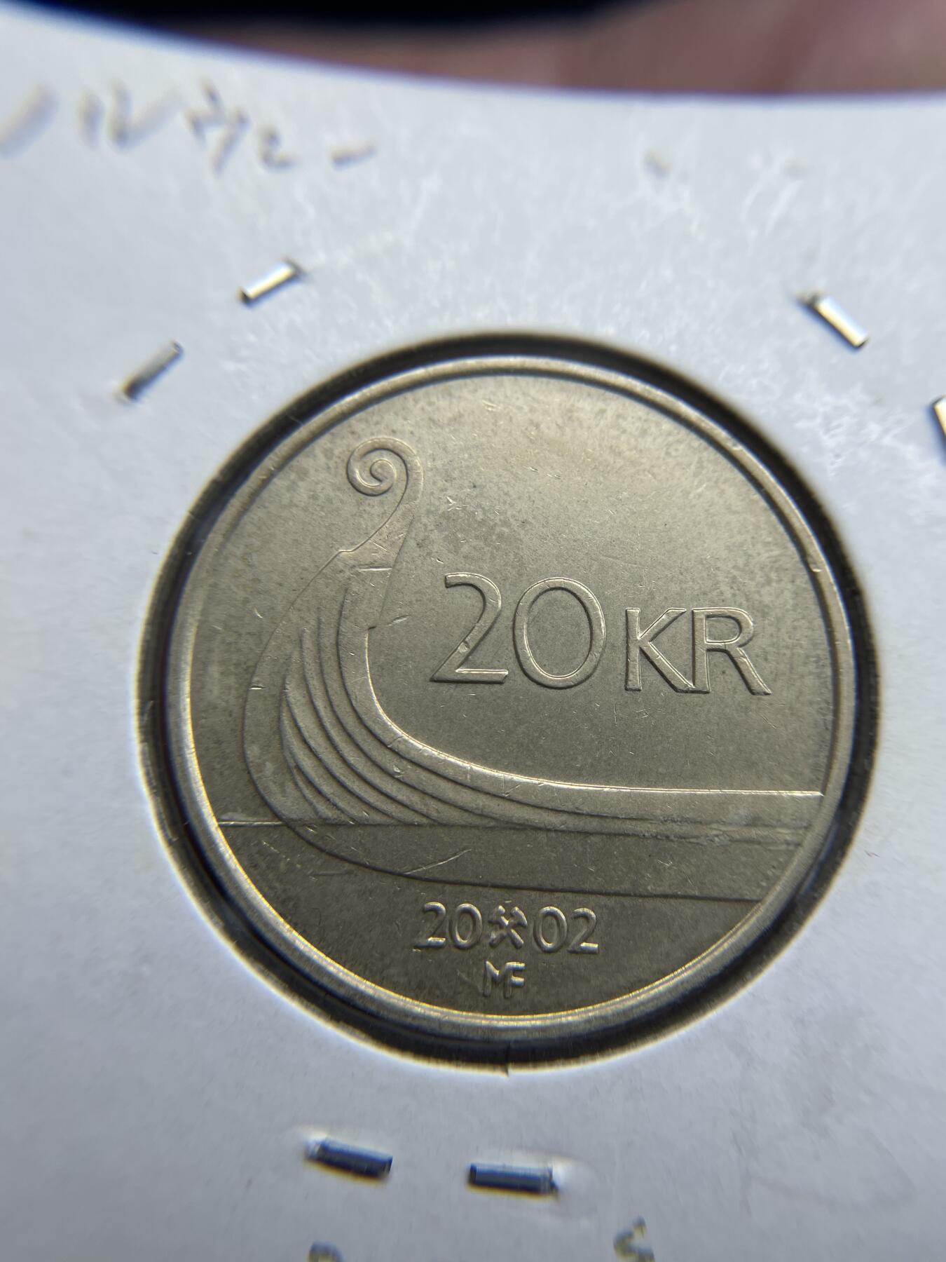 2024年集古藏今外币拍卖第七期-第1场—（总第61拍） 2002年挪威20克朗