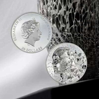 【币将精彩】世界钱币拍卖专场(2024-7-3) - 库克2022年银爆2.0男人像3盎司高浮雕大银币