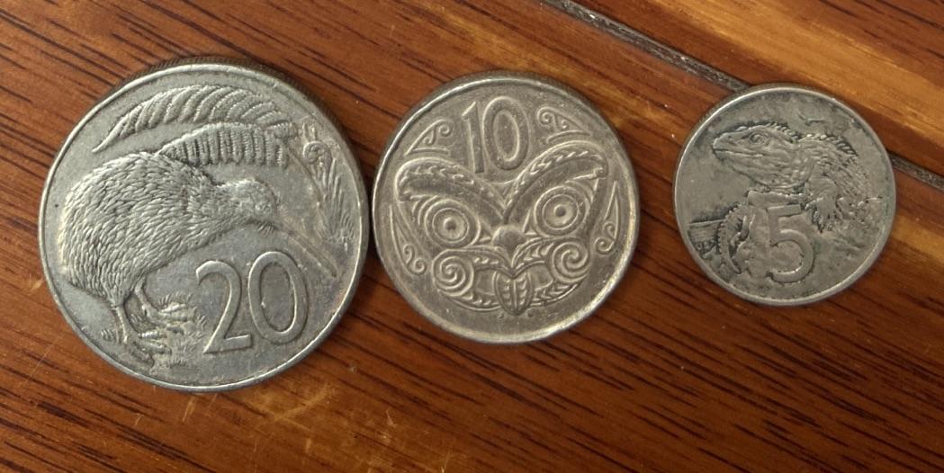 海外回流币1元起拍专场 新西兰不同面值硬币3枚