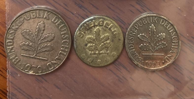 海外回流币1元起拍专场 德国硬币3枚