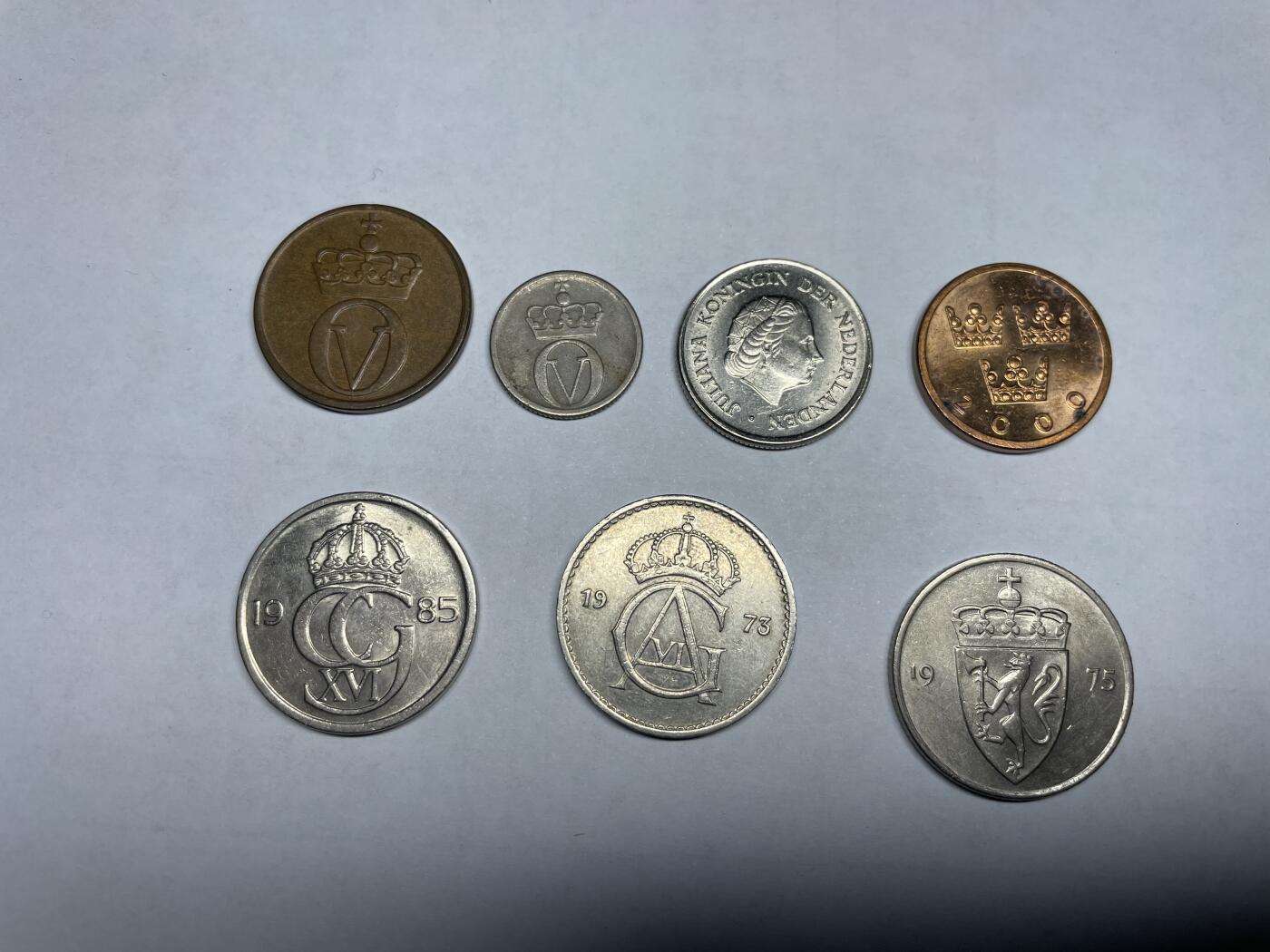 2024年集古藏今外币拍卖第七期-第1场—（总第61拍） 各国硬币7枚