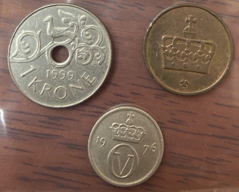 海外回流币1元起拍专场 挪威硬币3枚