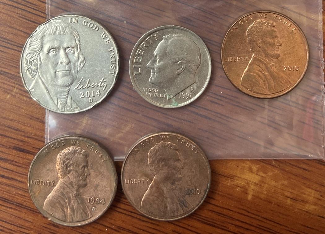 海外回流币1元起拍专场 美国硬币5枚