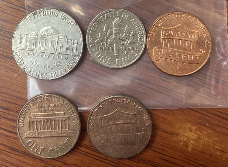 海外回流币1元起拍专场 美国硬币5枚